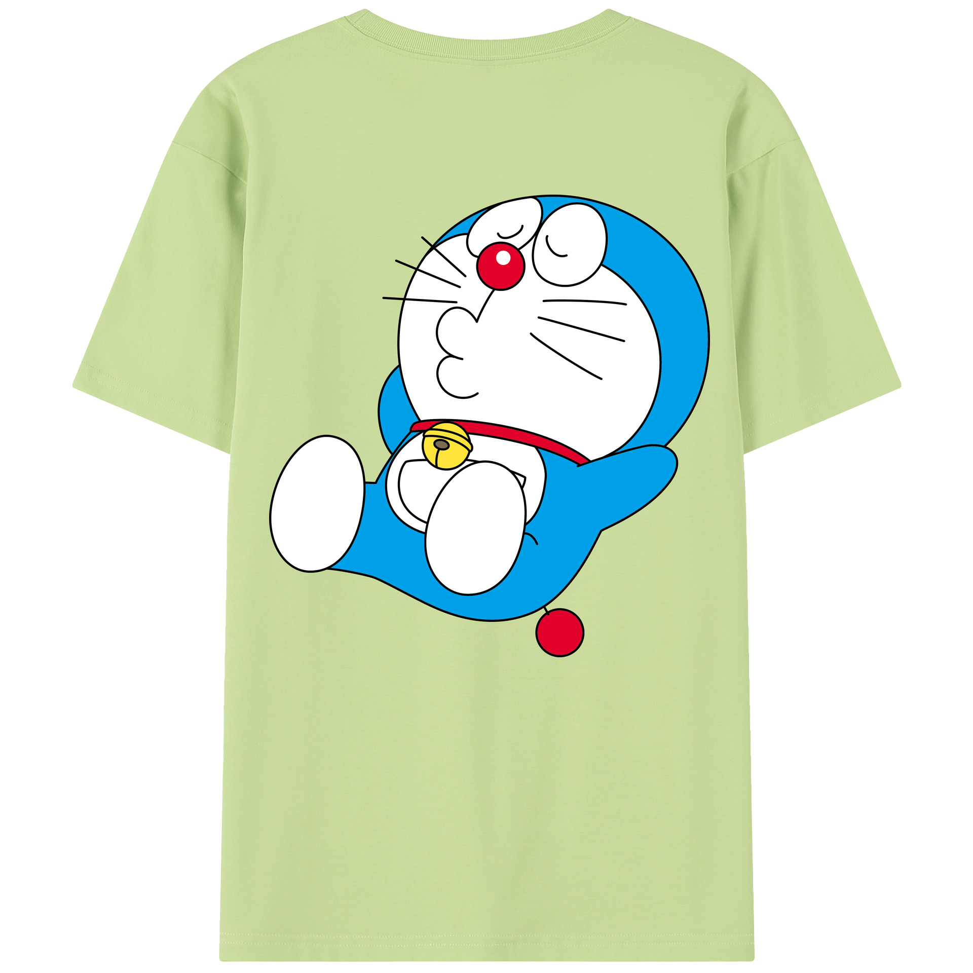 （画像用） ドラえもん Doraemon 綿100％半袖Tシャツ（背面プリント）